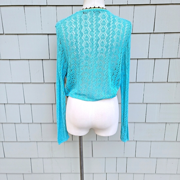 NADINE* Embroidered Crop Cardigan - Picture 4 of 5
